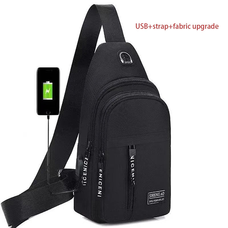 Sac à Poitrine Étanche avec Port USB