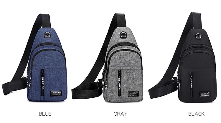 Sac à Poitrine Étanche avec Port USB