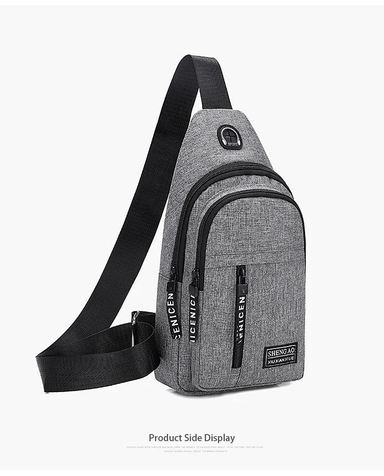 Sac à Poitrine Étanche avec Port USB