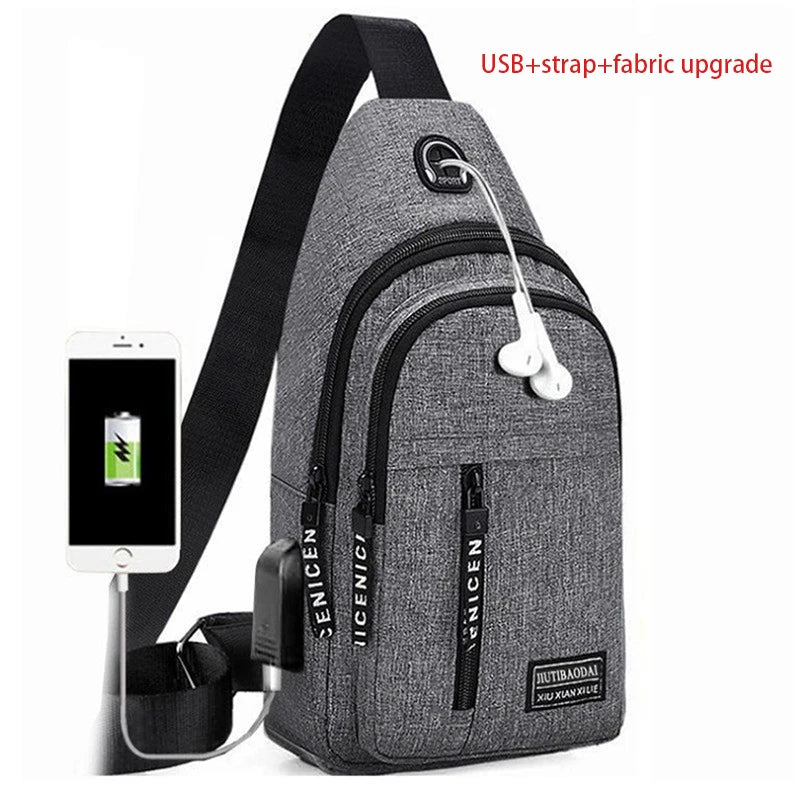 Sac à Poitrine Étanche avec Port USB